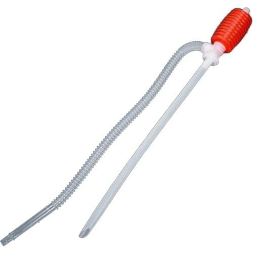 R3MD Manual Siphon Pump Water Liquid Hand Syphon Transfer Pump for Transfer Oils Fuel Kerosene or Water