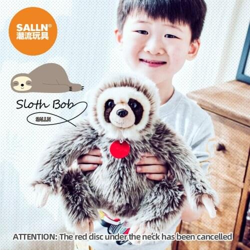 44CM Cute sloth plush toy Super soft Simulation Animal Doll accompany sleep toy Birthday gifts For friend Children in stock