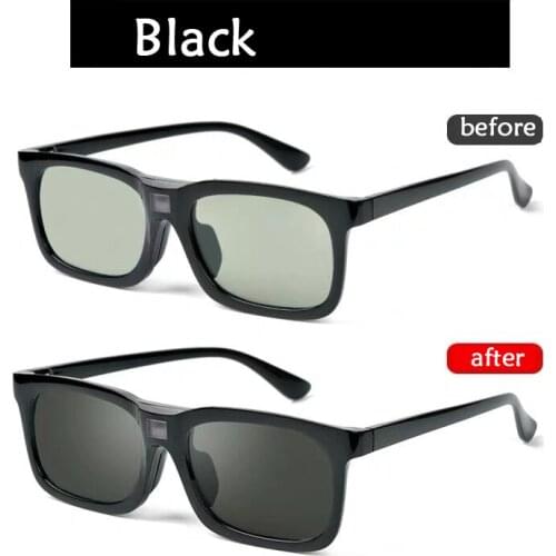 2020 Smart Dimming Sunglasses Men Polarized Photochromic Auto Darkenning Discoloration Sun Glasses Driving Sunglasses
