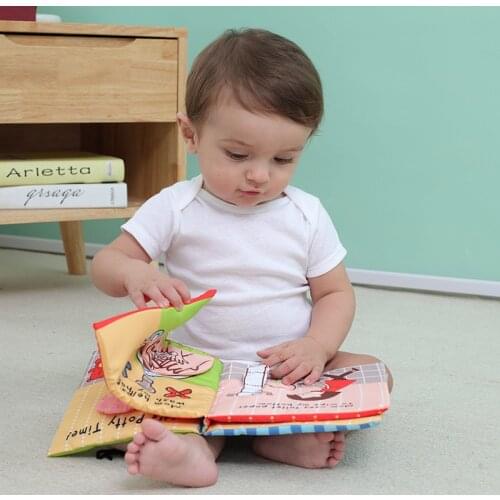 Cloth Books 3D Books 4Pages Sound Endoucational Cloth Books Toilet Bathing Cloth books For Newborn Baby L0259