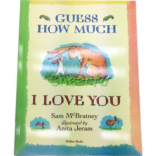 Educational English Story Books for kids libros Best Picture Books Children Baby Short Stories Guess How Much I Love You livros