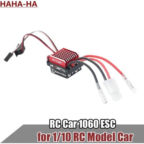 HSP 1060 60A Waterproof Brushed ESC Speed Controller Forward Brake and Reverse Brake with 6V/2A BEC for 1/10 RC Model Car