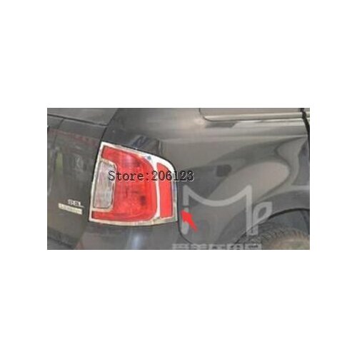 For 2009-2014 for ford edge Chrome Rear Tail Light Lamp Cover Trims Rear Tail Light Eyebrow Eyelid