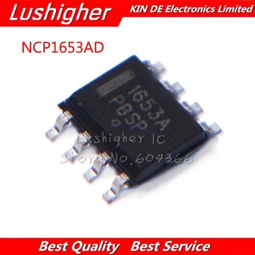 10pcs NCP1653ADR2G SMD 1653A SOP8 NCP1653AD SOP NCP1653 SMD