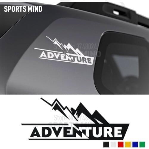 10 X Adventure Car Styling Automobiles Car Sticker Decal For Fiat BMW Honda Toyota Saab Renault Ford Mazda Kia Opel Accessories