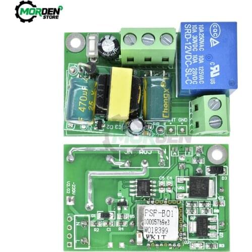 AC 110-250V WiFi Relay Module DS18B20 DHT11 RGB LED Controller Things Smart Home Remote Control Switch Dropship