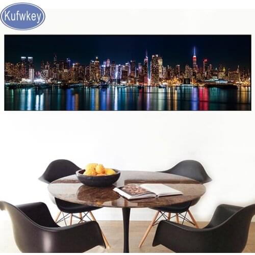 Diamond Embroidery"New York city night"5D,diy,Diamond Painting Landscape 3d picture,Cross Stitch,5d diamond Mosaic,new arrivals