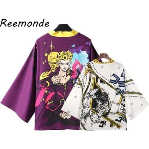 Jojo Bizzare Adventure Costumes Bruno Bucciarati Giorno Giovanna Coat Robe Adult Men Male Coats Tops New Year Birthday Gifts