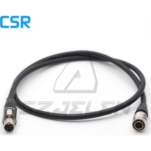 Sony/ ARRI AMIRA camera 12V power Hirose 4pin to mini XLR 4pin female for tvlogic 055/056/058 Camera monitor power cord