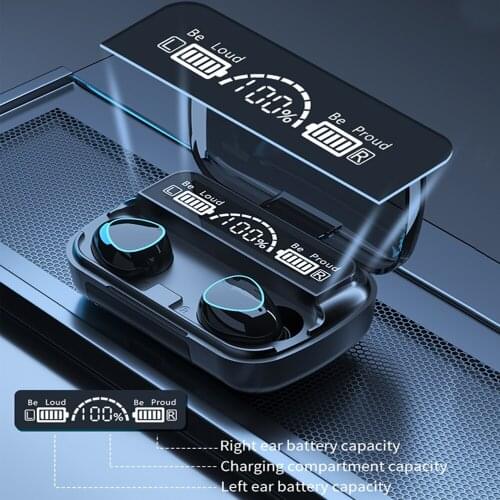 M10 TWS Bluetooth-compatible 5.1 Earphones Wireless Stereo Headphones Sports Waterproof Earbuds Headsets With Mic