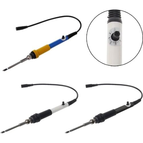T12 DC 12-24V 75W 220-400C Mini Electric Soldering Iron Adjustable Temperature+Tip T12-K Soldering Tip Electric Soldering Iron