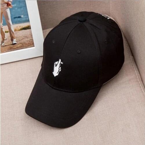 Fashion Cotton Hand Rose Love Gestures Finger Snapback Hats Caps Baseball Caps For Men Women Adjustable Adult p