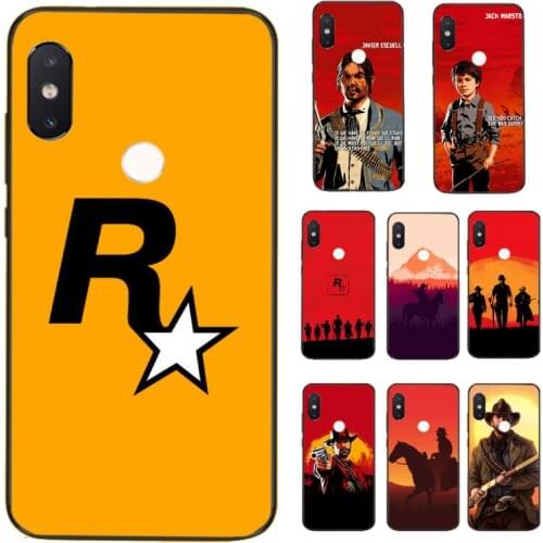 FHNBLJ game RDR2 Soft Phone Case Cover for Xiaomi Redmi 5 5Plus 6 6A 4X 7 7A 8 8A 9 Note 5 5A 6 7 8 8Pro 8T 9