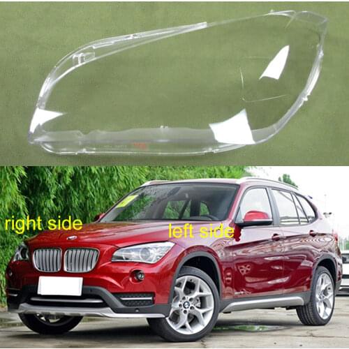 For BMW X1 E84 2010 2011 2012 2013 2014 2015 Lampshade Headlamps Plexiglass Cover Headlight Lampshade Headlight Shell Glass Lens