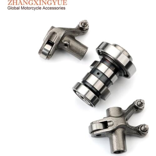 Scooter Camshaft & Rocker Arm For Piaggio Fly 125 Liberty 125cc 3V 4-Stroke 1A0035075 1A003237R 1A003238R