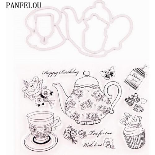 Cutting dies Tent camping Transparent Silicone Rubber Clear Stamps cartoon Scrapbooking/DIY Easter Childrens toys album