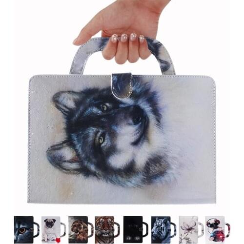 T5 10 smart Cover tiger lion flip portable wallet leather Case for Huawei Mediapad T5 10 AGS2-W09/L09/L03/W19 10.1" tablet #S