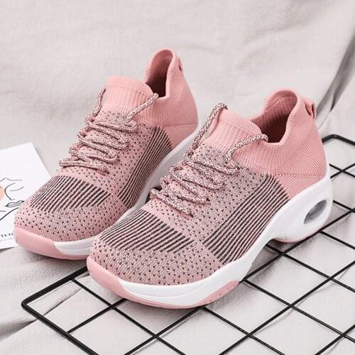 2021 New Sneakers Women Shoes Fashion Casual Shoes Woman Platform Basket Sneakers Breathable Walking Shoes Female Flats Footwear