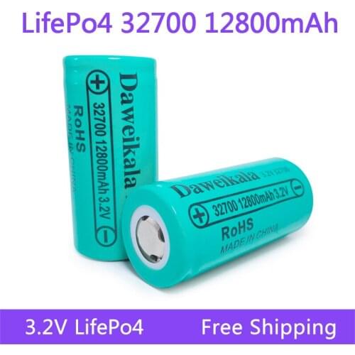 100% orignal LiFePO4 Battery 3.2V 32700 battery 12800mAh 35A Continuous Discharge Maximum 55A High power LiFePO4 battery