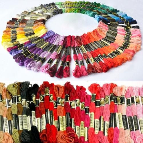 45-color Rope 3D Embroidery Cross Tool Thread Color 8 Meters Diamond Painting Tools Cross-Stitch Needle Art Craft Tool