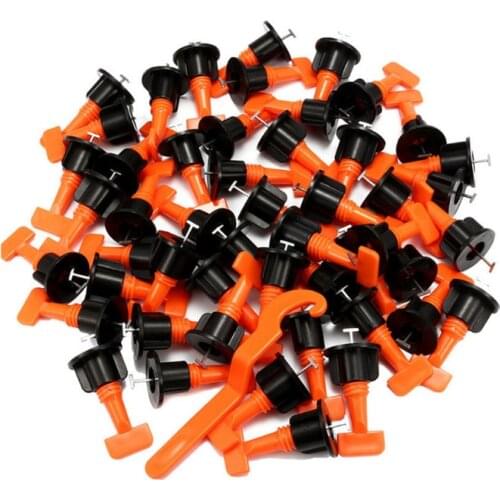 50pcs Level Wedges Alignment Tile Spacers for Flooring Wall Tile carrelage Leveling System Leveler Locator Spacers Plier New