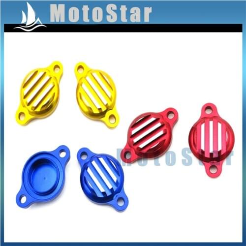 CNC Aluminum Tappet Valve Covers Caps For Chinese Lifan 125cc 140cc Engine Pit Dirt Bike Motorcycle