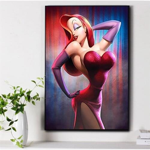 Jessicas Rabbits Prints Picture Canvas Paintings For Living Room Poster On The Wall Home Decoration