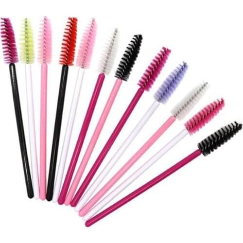 New 50Pcs Make up Brushes Eye lashes Disposable Mascara Wands Applicator Eye lashes Cosmetic Brush Maquiagem For Makeups Tools