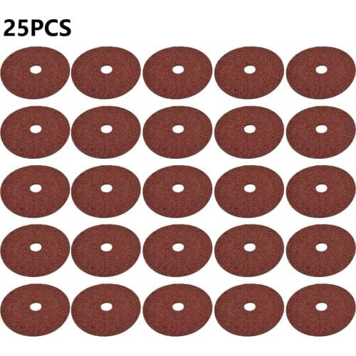 25PCS 7'' x 7/8'', 36 Grit Round Shape Sanding Discs Sandpaper Eight Hole Disk Sand Sheets Grit Hook and Loop Sanding Disc