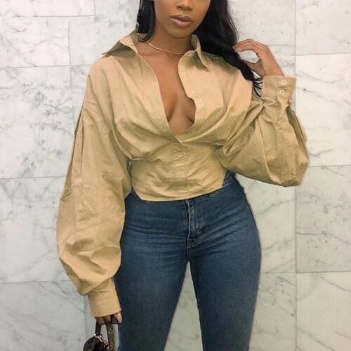 Женские черные рубашки MAKEACE China At AliExpress