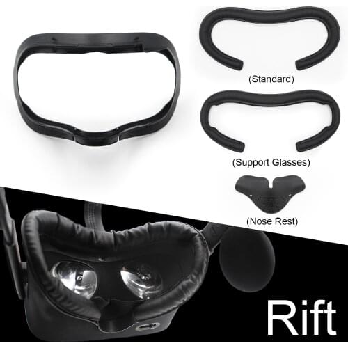Apply to Rift CV1 eye mask PU leather face protection cotton cover innovative design comfortable sweat-proof and easy to install