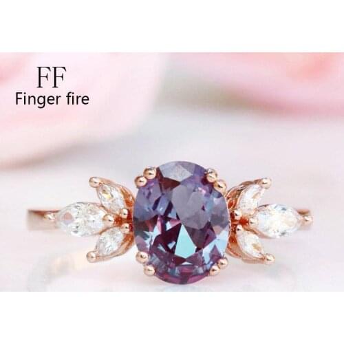 Fashion Multi Color Diamond Women Birthday Anniversary Gift Ring Size 5-11