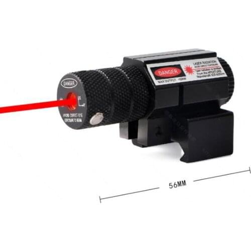 Powerful Tactical 8812 Mini Red Dot Laser Sight Scope Weaver Picatinny Mount Set for Gun Rifle Pistol Shot Airsoft Riflescope