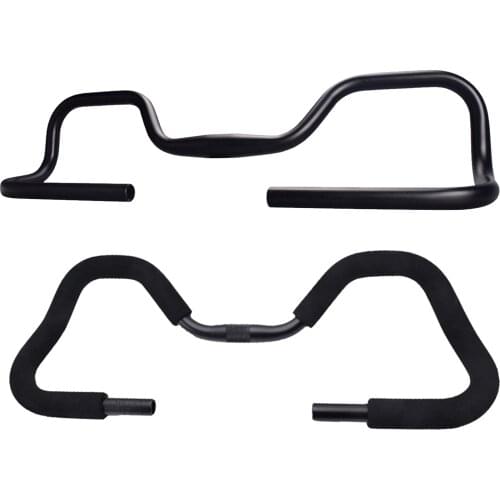 MTB Bike Butterfly Bicycle Handlebar 31.8mm Aluminum Alloy, Replace Accessories Black