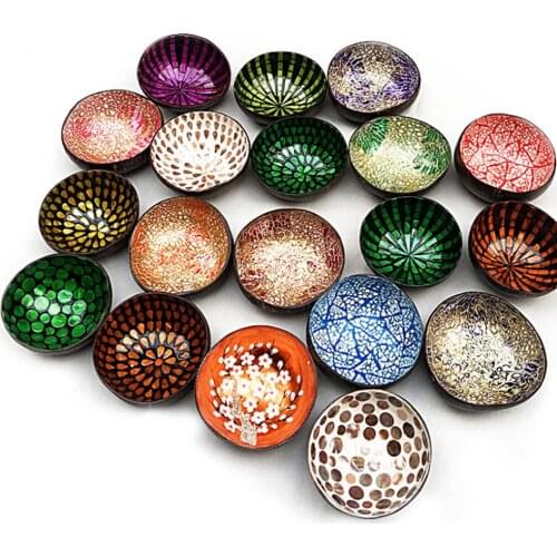 Natural Coconut Shell Bowl Coconut Bowl Candy Ice Cream Bowls Food Container Coconut Bowls Handmade Storage Bowl Home Deco