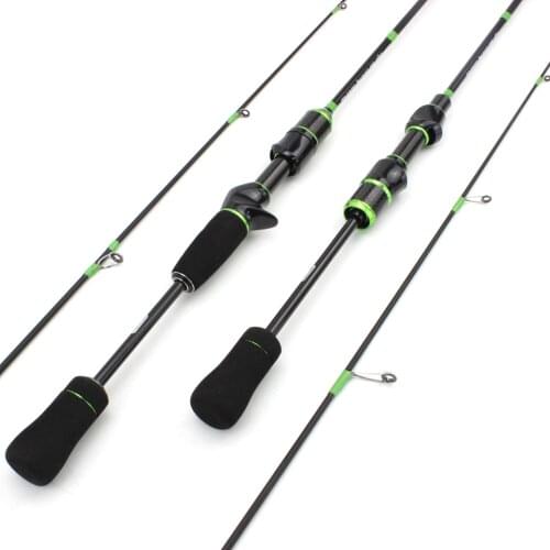NEW 1.68M lure rod Solid pole UL carbon Spinning Fishing rod Lure Rod Spinning Lure Weight 2-8g Perch Rod Fishing Tackle pesca