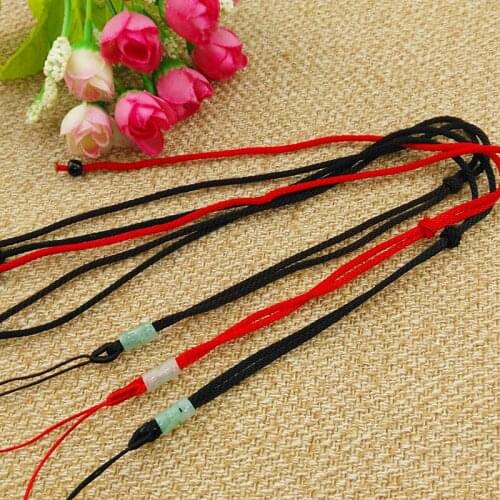 Yutong Necklace Sweater Chain Rope Gold Jadeite Hanging Hand Knitted Pendant New Style for Men and Women