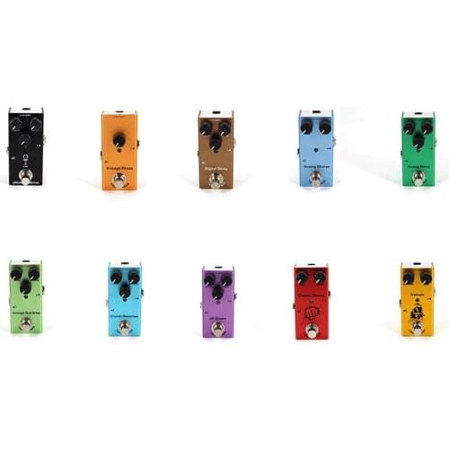 Electric Guitar Pedal Vintage Overdrive/Distortion Crunch/Distortion/Classic Chorus/Digital Delay Multi-Effect Processor GP216