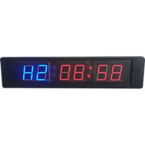 6 Digits Countdown Electronic Components Promotional Gifts Led Clock