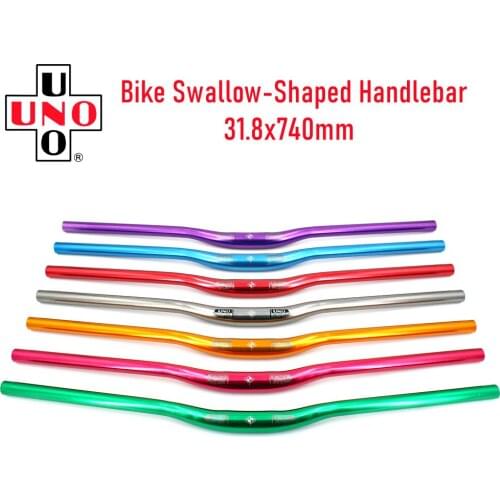 UNO Bicycle Handlebar Aluminum Alloy Road Handlebar Mountain Bike Handlebar 9 Colors Bike Accessories Parts