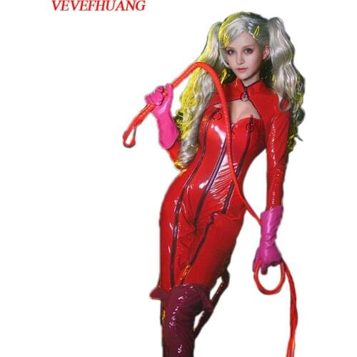 VEVEFHUANG Kосплей Persona 5 Anne Takamaki Phantom Thief Panther Cosplay Costume Cartoon Anime Halloween Xmas Christmas Party
