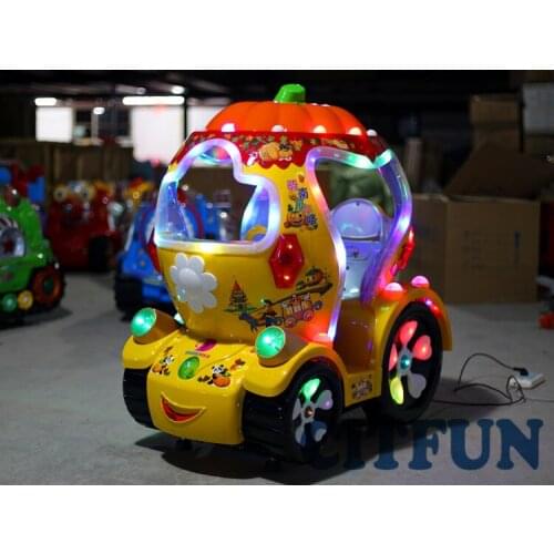 Funny Amusement Coin Operated Pumpkin Car Game Machine Kiddie Rides CIT-KR001B