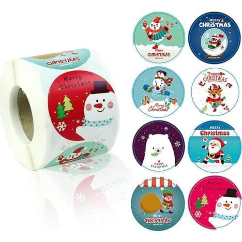 100-500 Lovely Christmas Stickers Birthday Gift Decoration Label Seal Label Childrens Toys Gift Wrapping Scrapbook Stickers