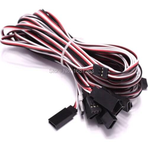 10 x 1000mm 100cm Servo Extension Cord Cable Lead Wire JR cable Male to Female