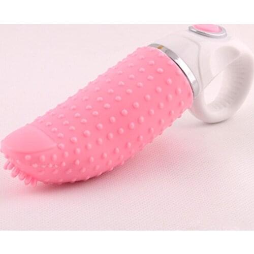 12 Vibration Modes Simulated Tongue Vibrator Thumb Shape Whole Body Bump Stimulation Vibration G point Female vibrator Sex Toys