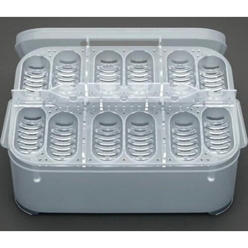 12 Grids Hatch Box Snake Lizard Reptile Egg Tray Boxes Hatching Climbing Pet Turtle Incubator Supplies
