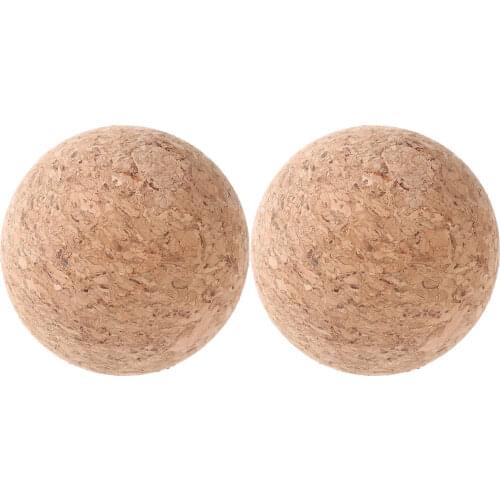 2Pcs Wine Bottle Stoppers Oak Wood Wine Cork Ball Dust Proof Wooden Covers Reusable Plugs for Wine Decanter Carafe Party Favors