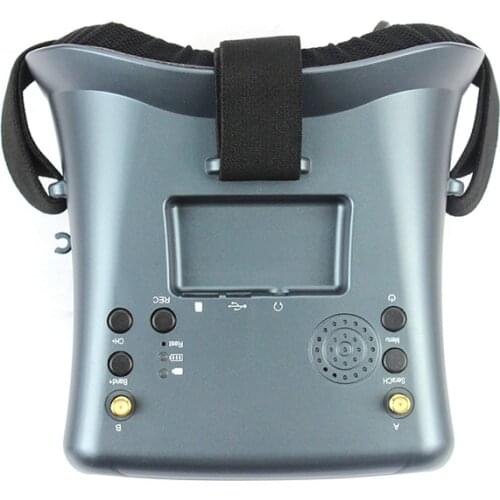 5.8G 40CH LS-008D FPV Goggles 4.3inch 800*480px HD LCD Built-in 2000mw Battery For Racing Helicopter Airplanes RC Module