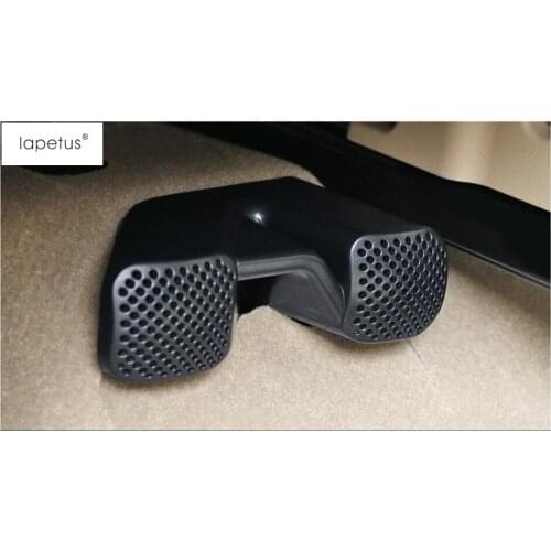Lapetus Accessories For Nissan Qashqai J11 2014-2020 Car Seat Bottom AC Air Duct Vent Anti-blocking Plastic Protective Cover Kit