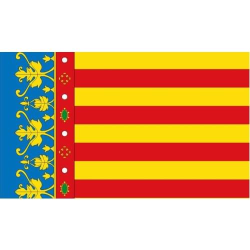 Free shipping VALENCIA Flag 150x90cm custom flag banner at all size national flags